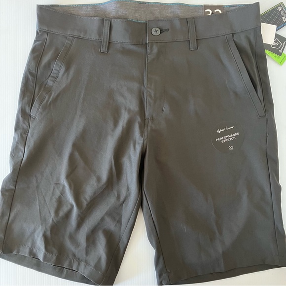 burnside Other - Men’s Burnside Performance Stretch Land + Sea Short Charcoal Gray size 32
